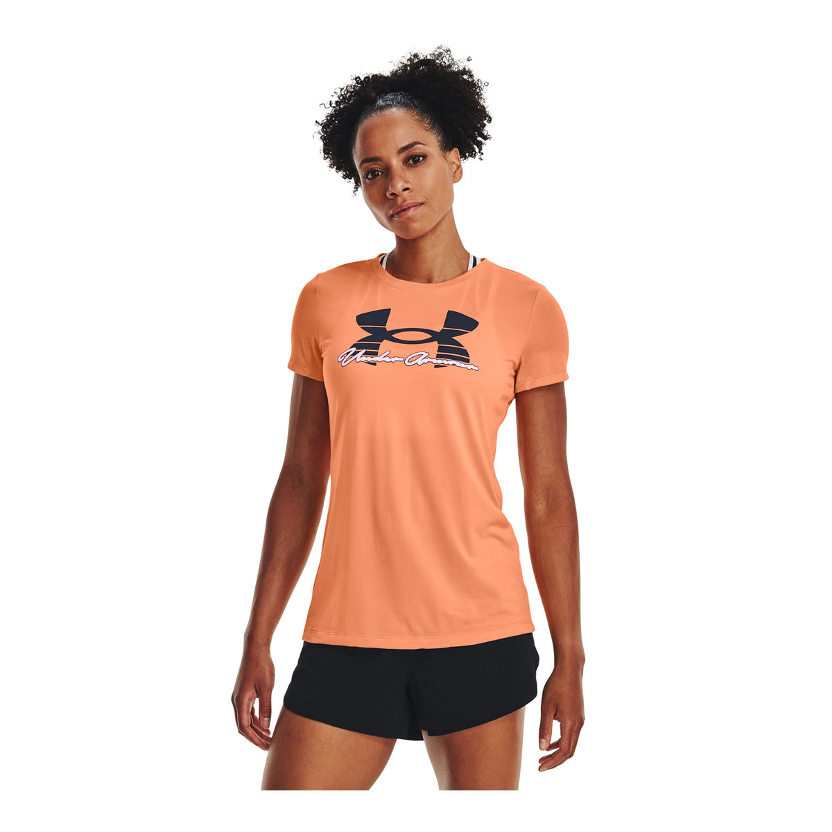 Polera manga corta  UA Tech™ Script para mujer