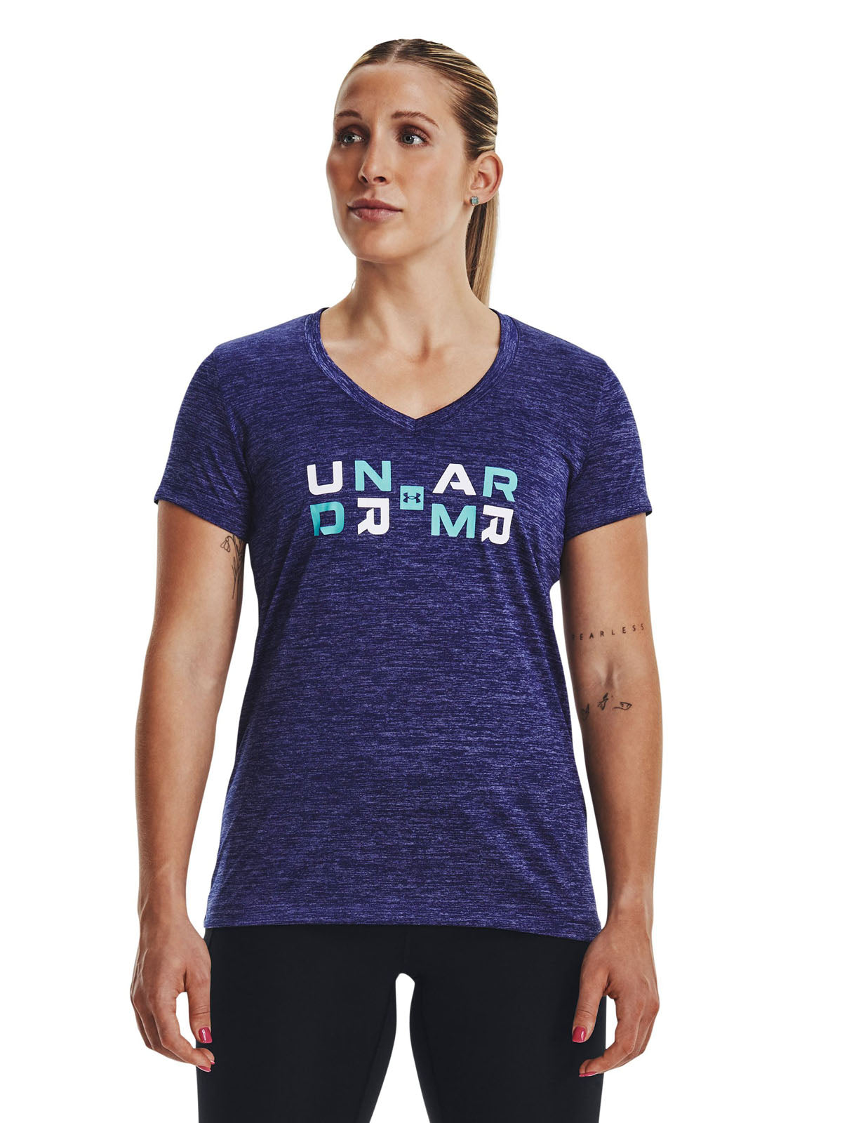 Polera manga corta UA Tech¿ Twist para mujer