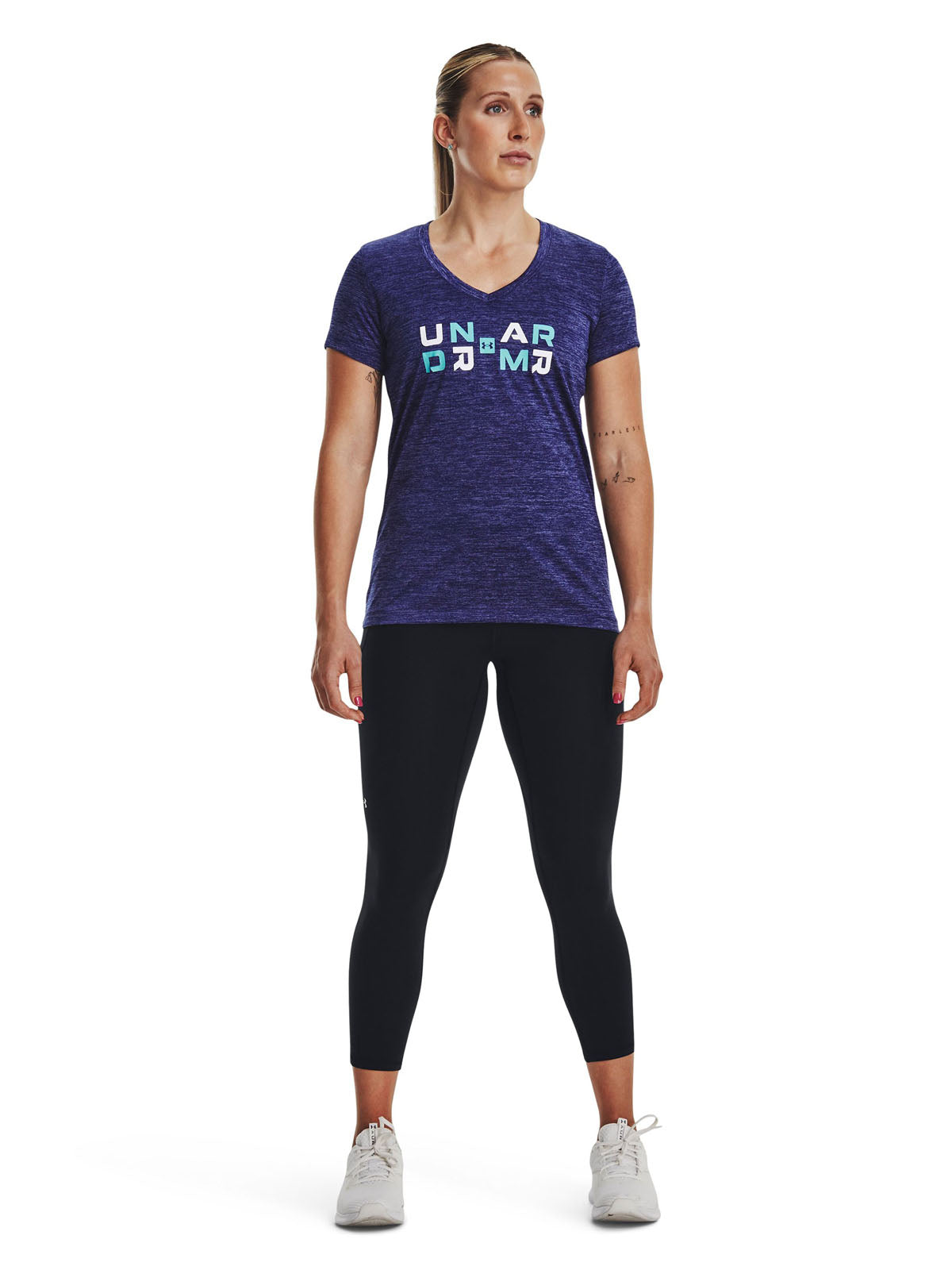 Polera manga corta UA Tech¿ Twist para mujer