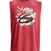 Polera UA sin mangas Curry  para hombre