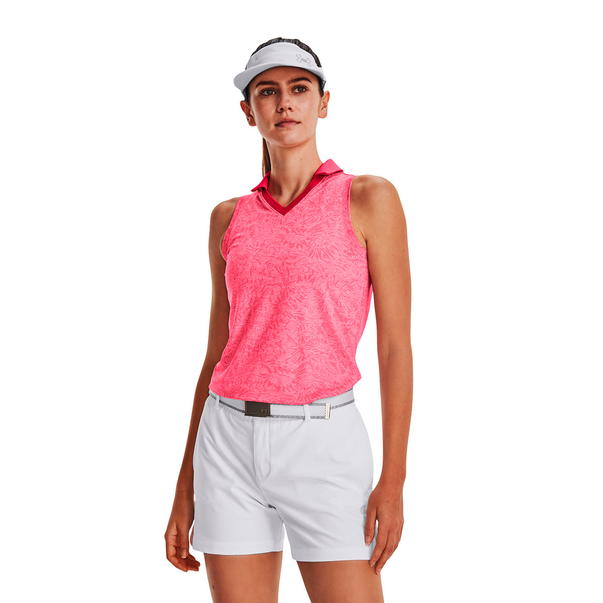 Polo sin mangas UA Playoff Wild Fields para mujer