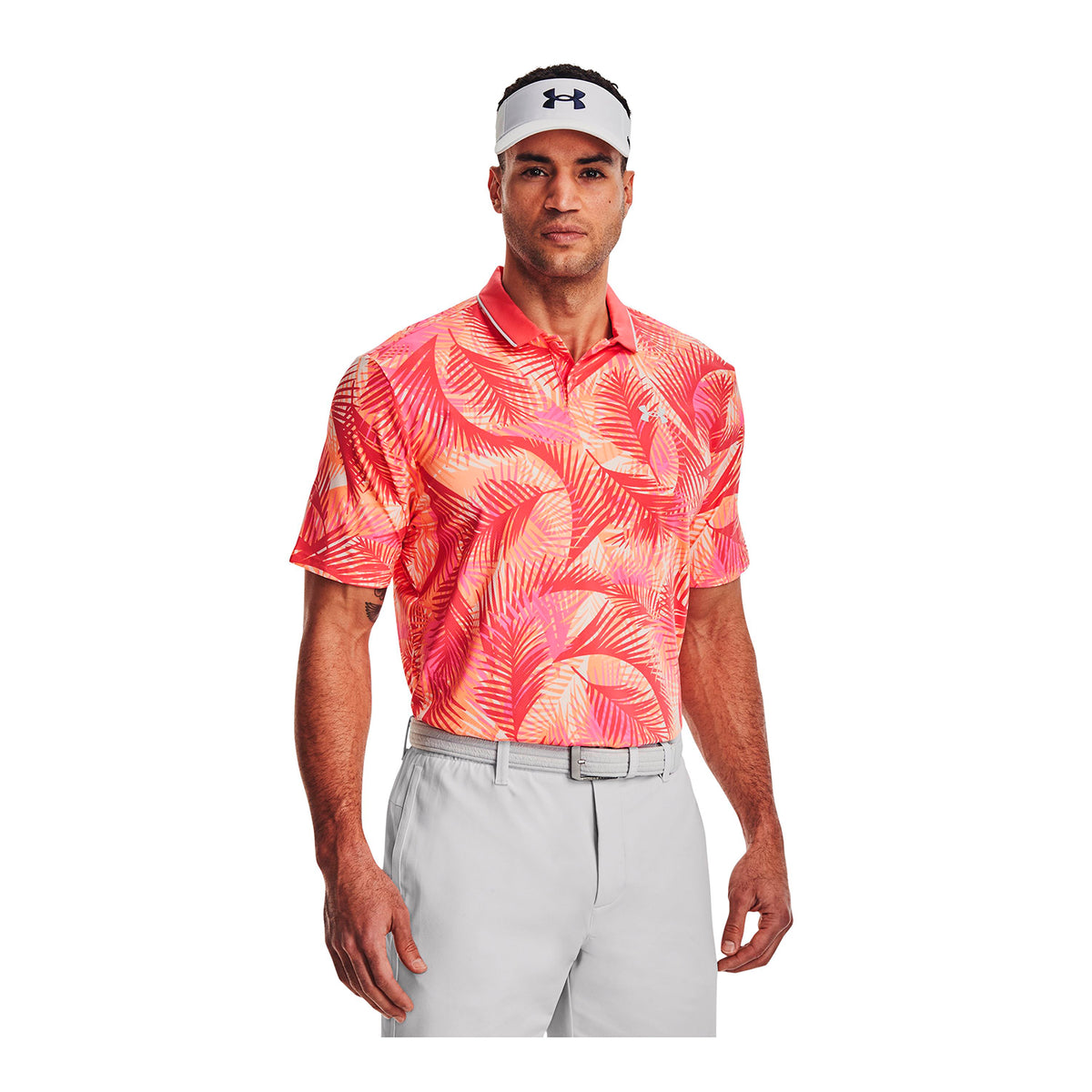 Polo UA Iso-Chill Graphic Palm para hombre