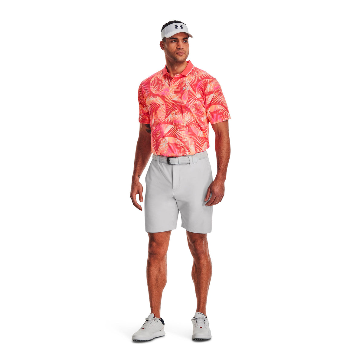 Polo UA Iso-Chill Graphic Palm para hombre