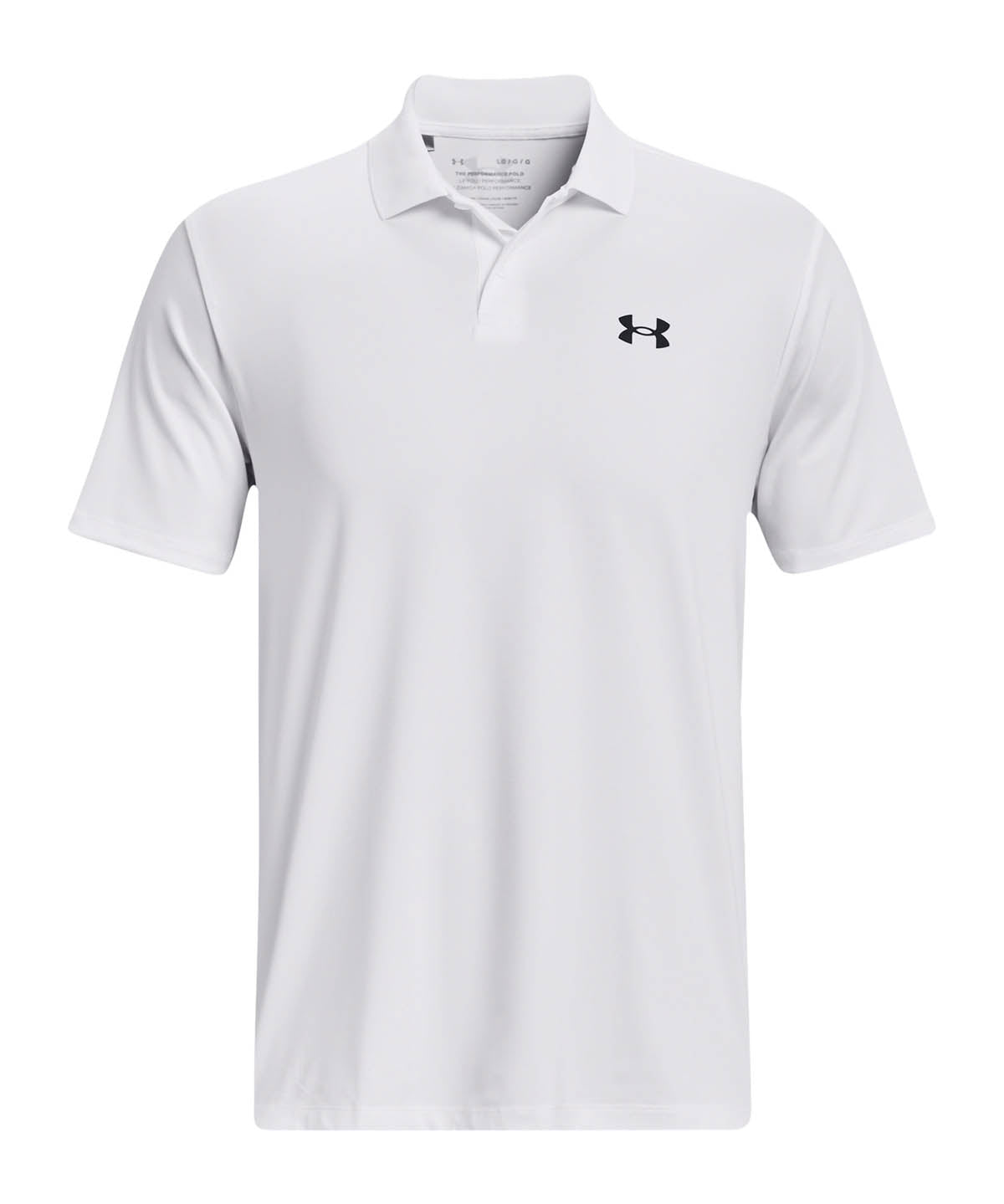 Polera manga corta de Golf para hombre Matchplay blanco Under Armour.