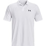 Polera manga corta de Golf para hombre Matchplay blanco Under Armour.