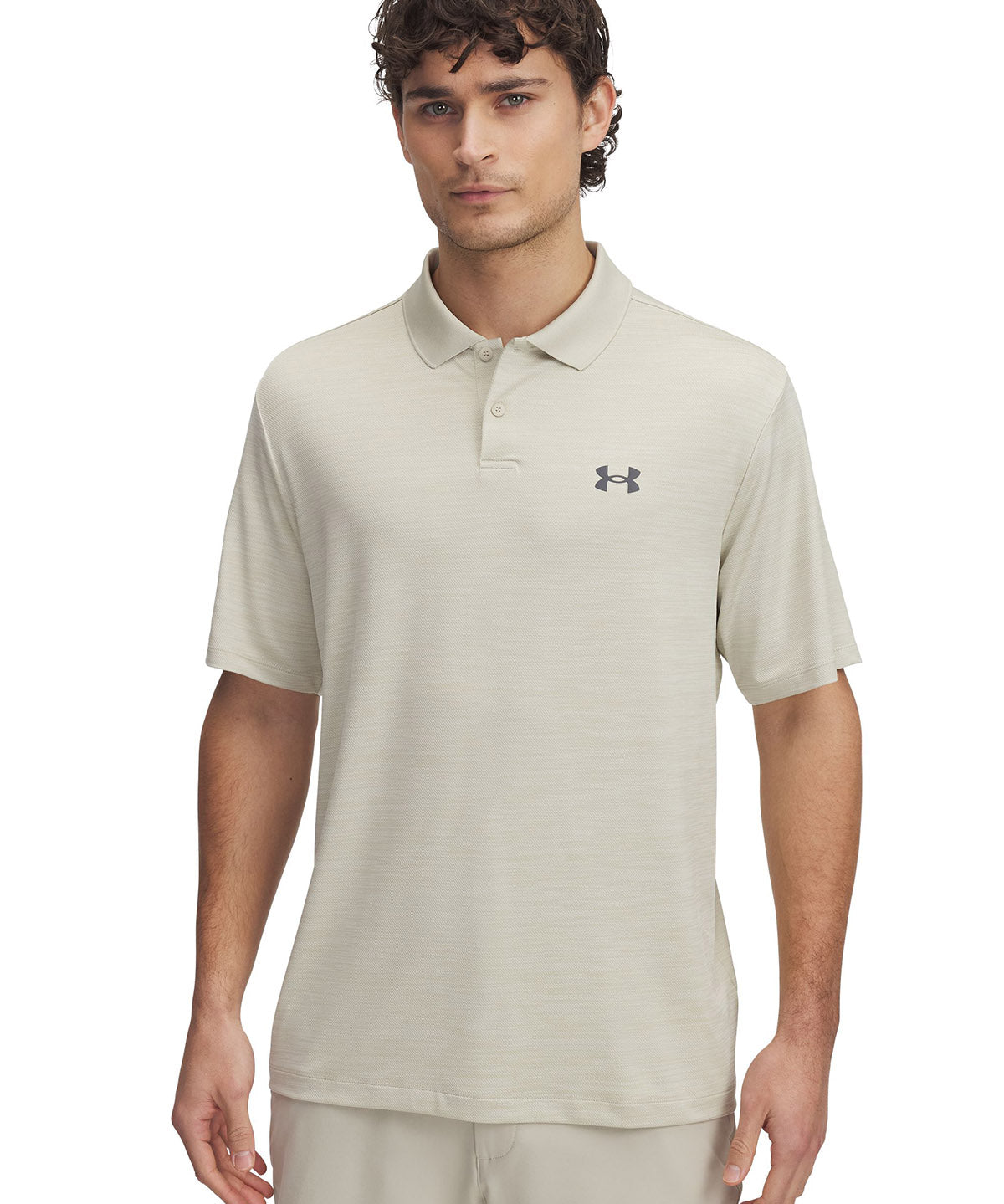Polera manga corta Under Armour matchplay café para hombre