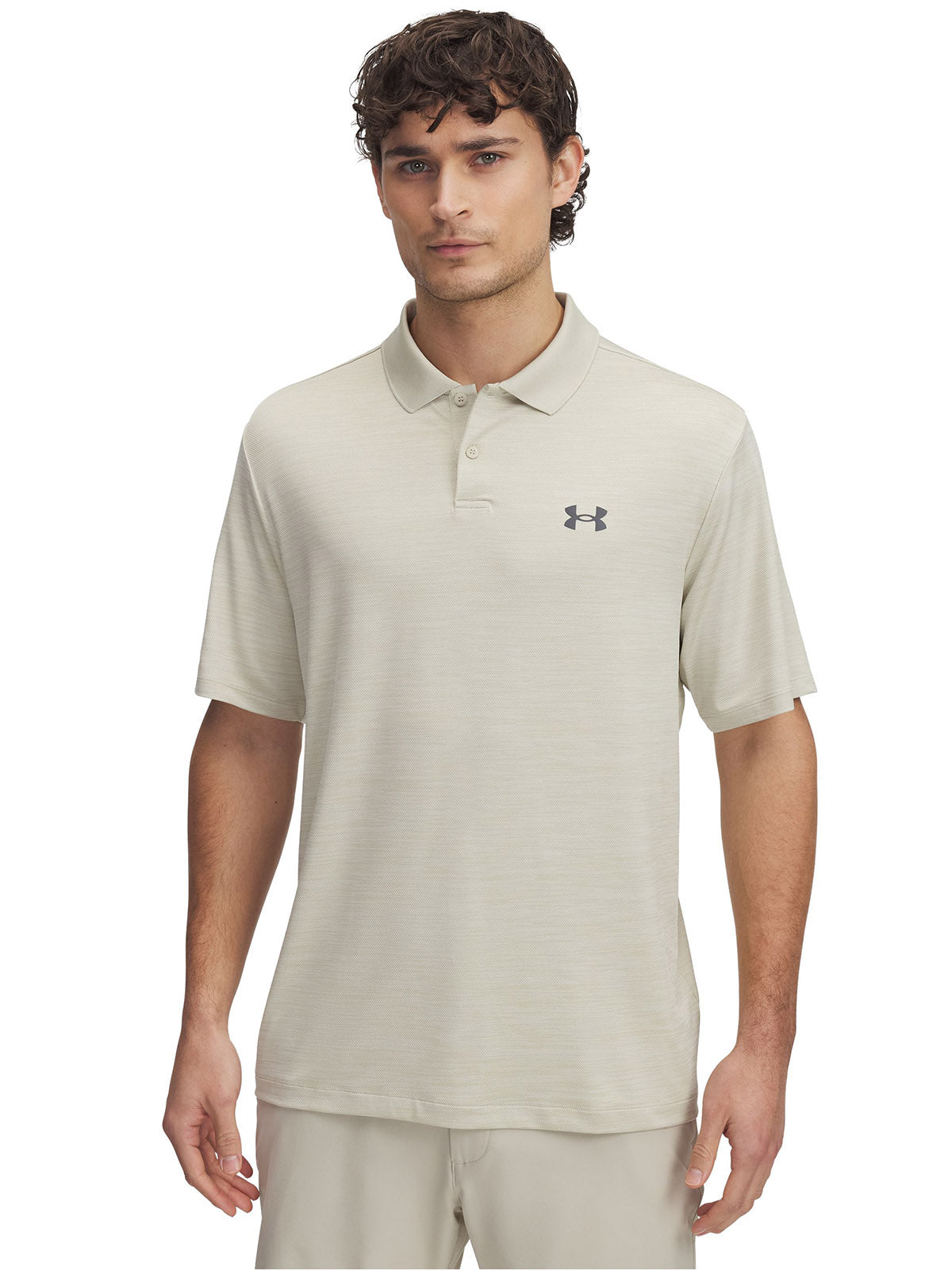 Polera manga corta Under Armour matchplay café para hombre