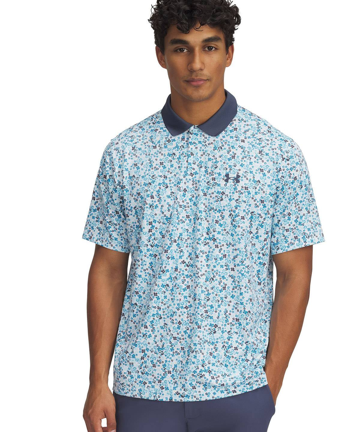 Polo manga corta Under Armour matchplay blanco para hombre