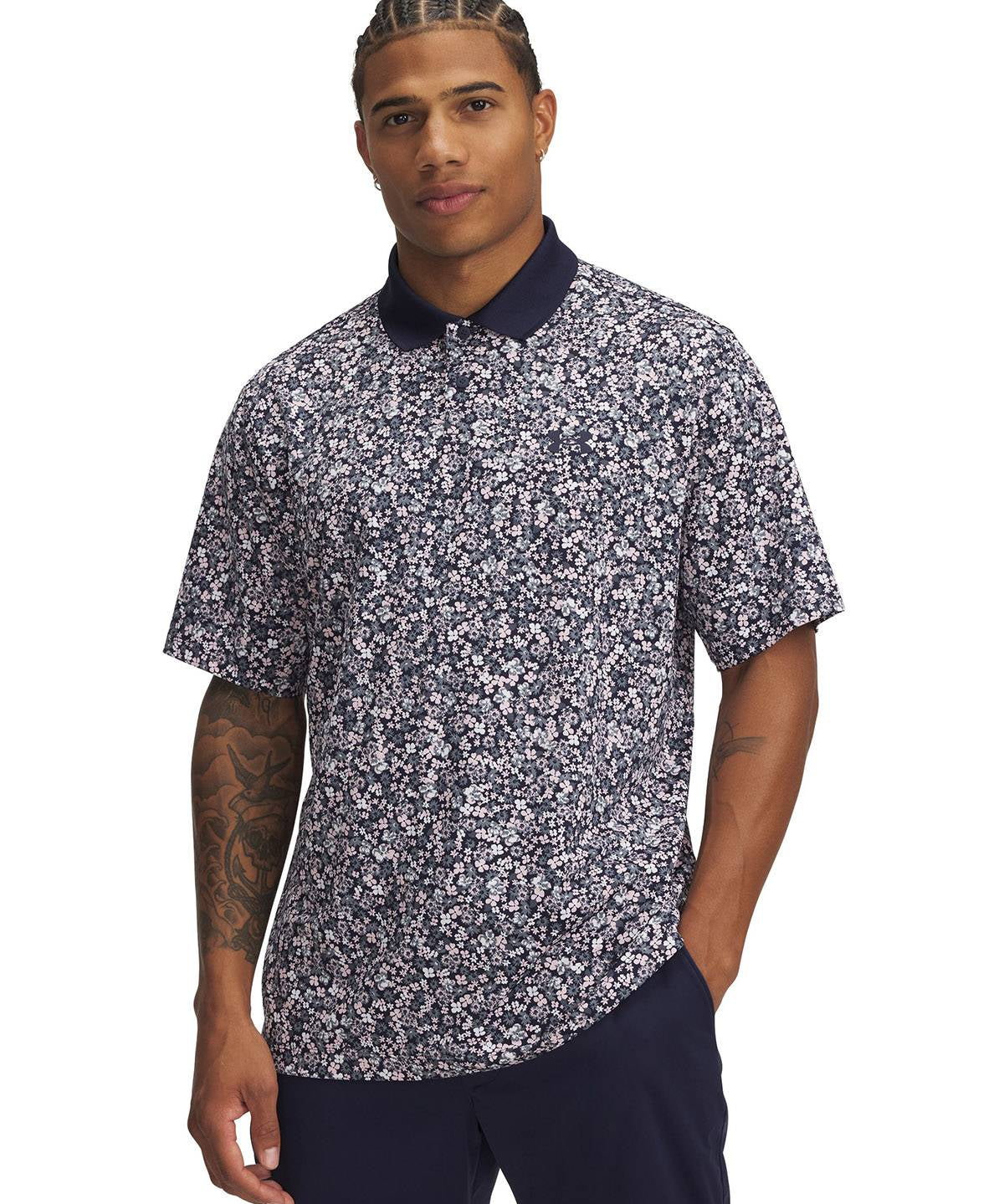 Polo manga corta Under Armour matchplay azul marino para hombre