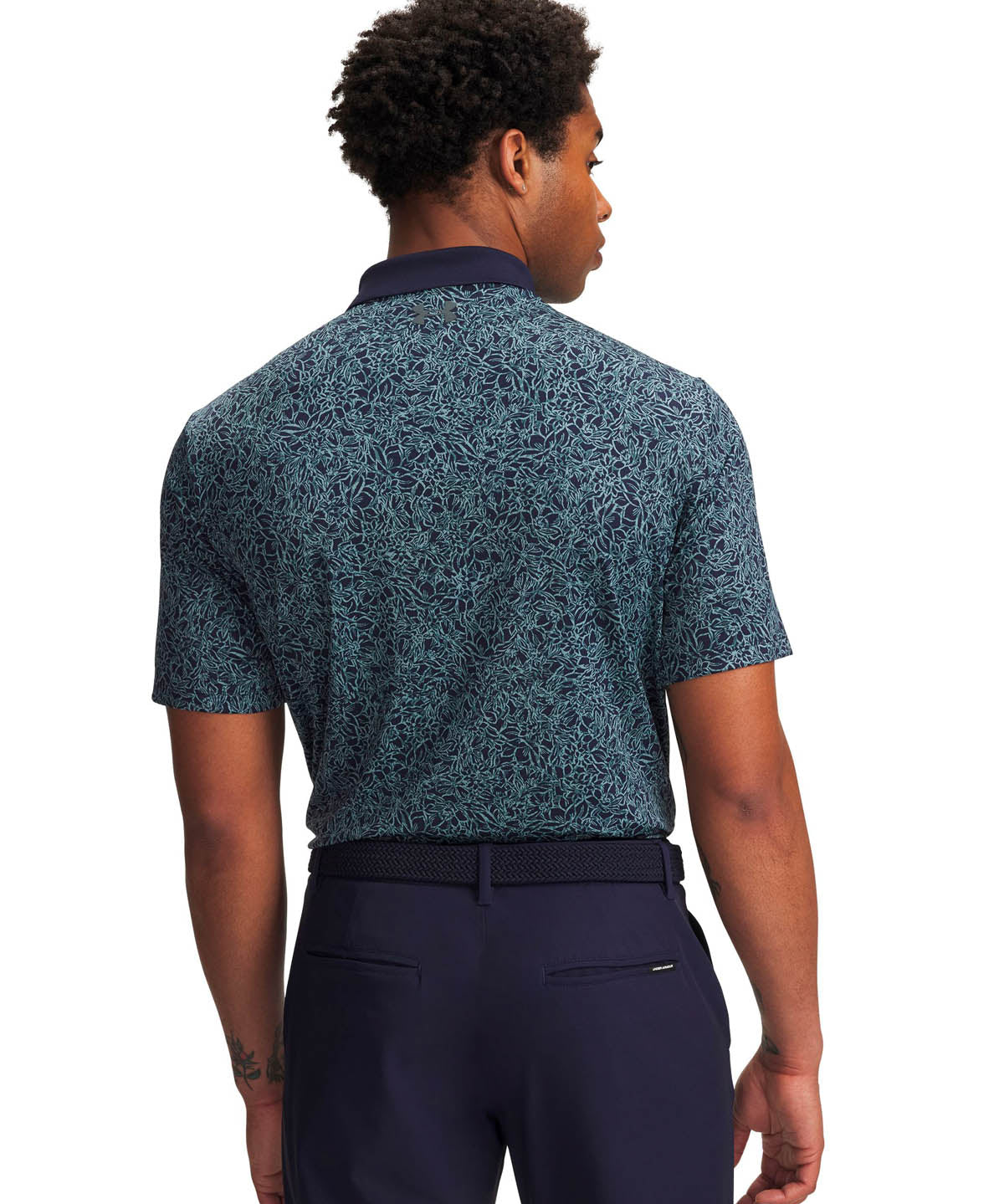 Polera Golf para hombre Matchplay Printed Azul Under Armour