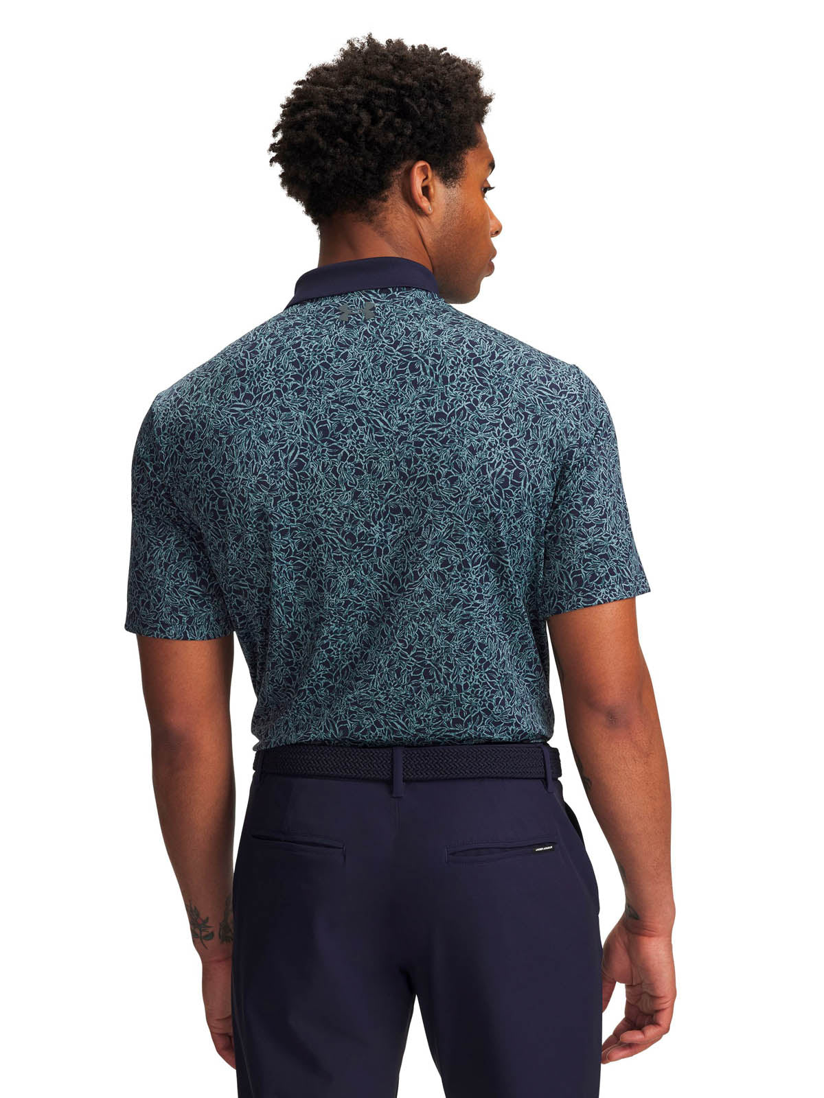 Polera Golf para hombre Matchplay Printed Azul Under Armour