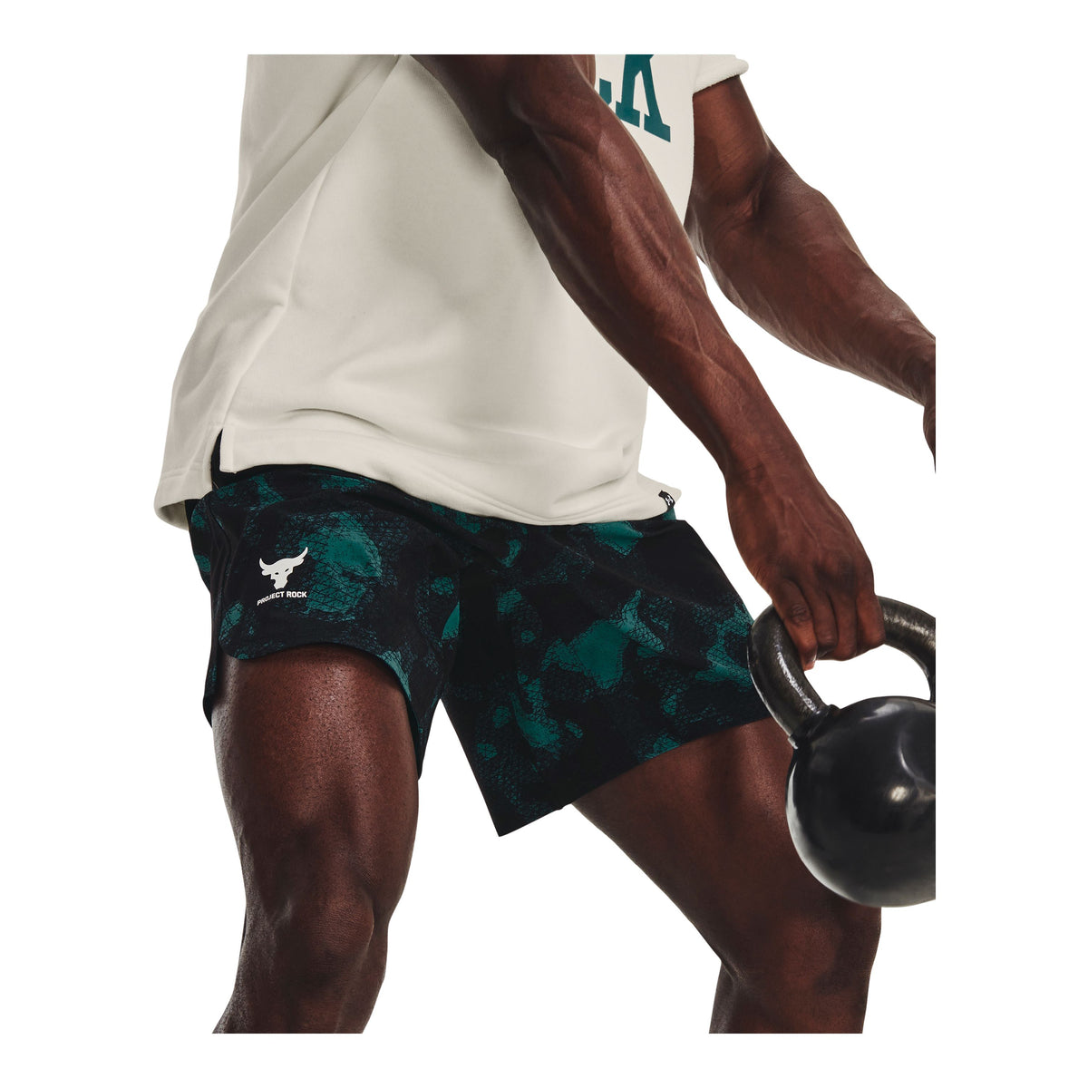 Shorts UA Project Rock Printed Woven para hombre