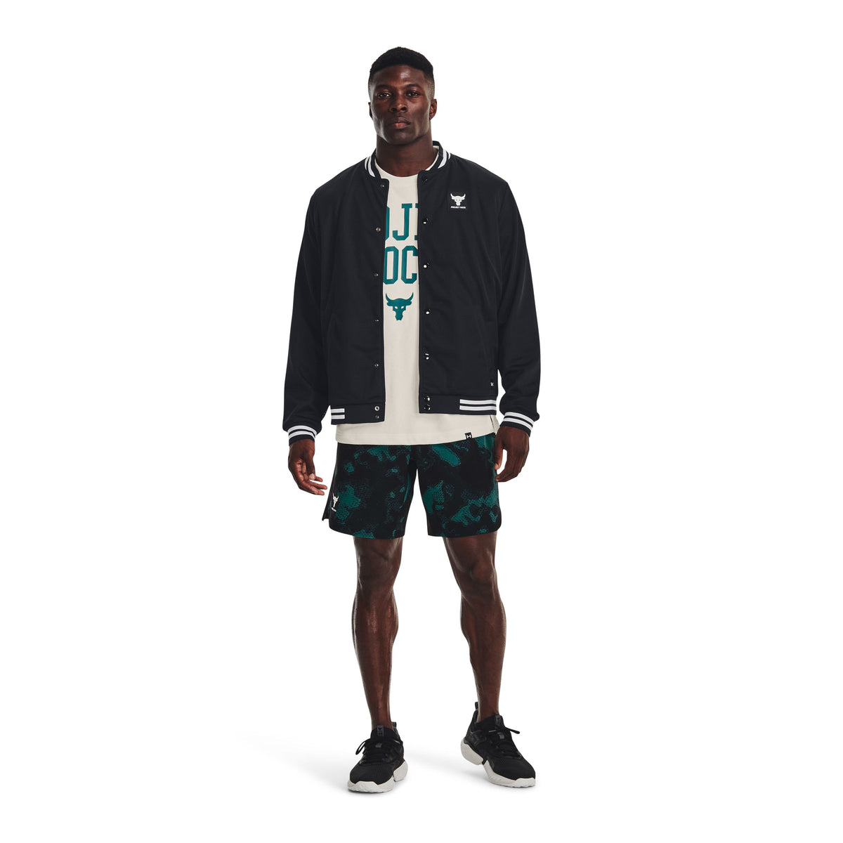 Shorts UA Project Rock Printed Woven para hombre