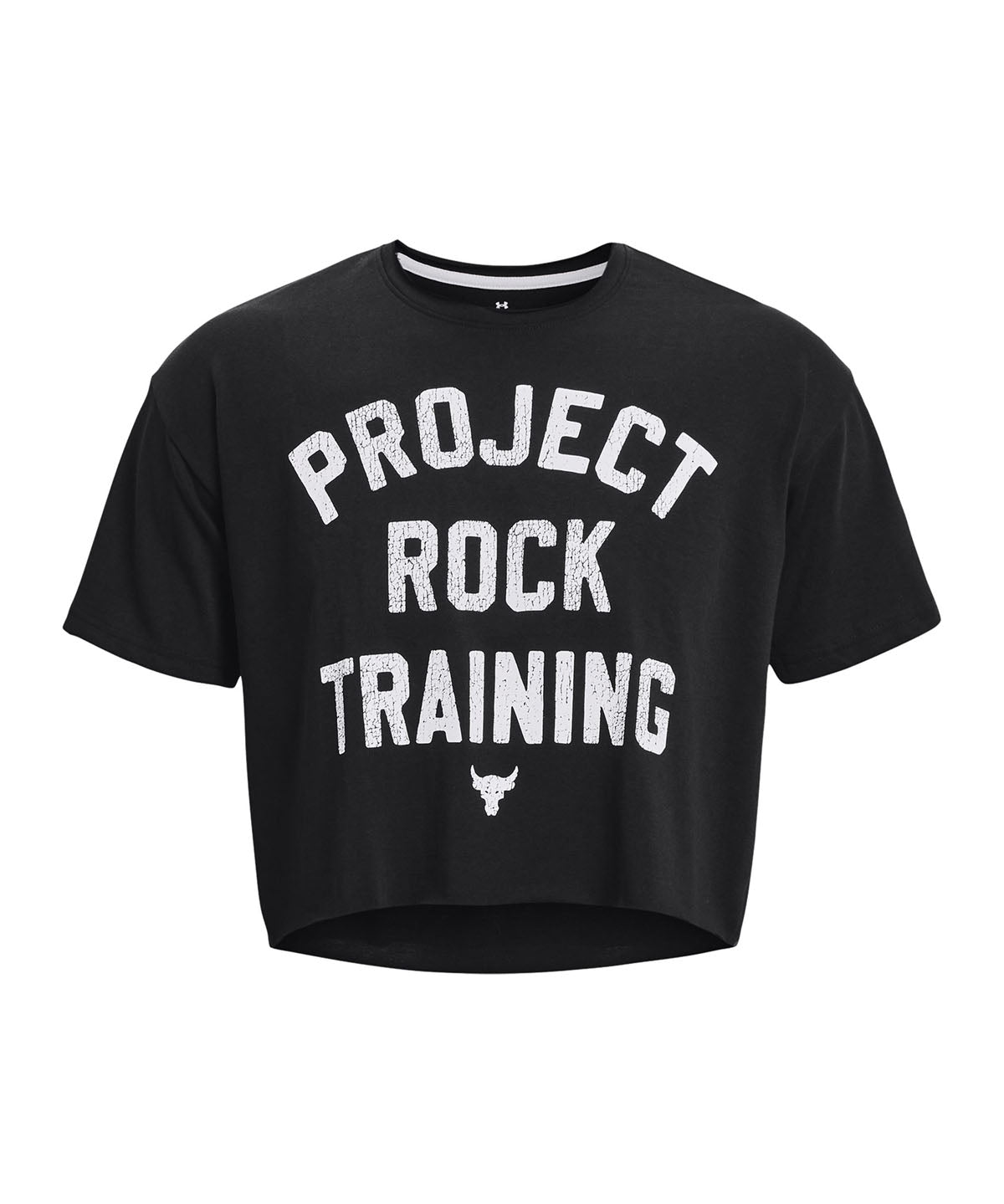 Polera manga corta UA Project Rock Stay Hungry para hombre