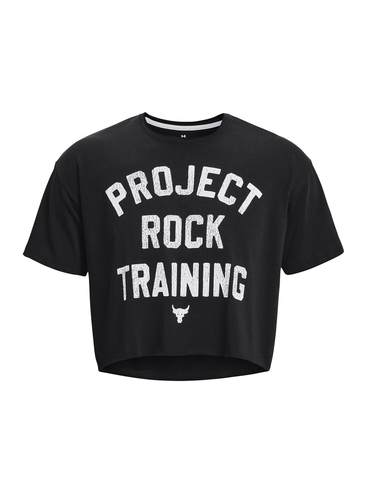Polera manga corta UA Project Rock Stay Hungry para hombre