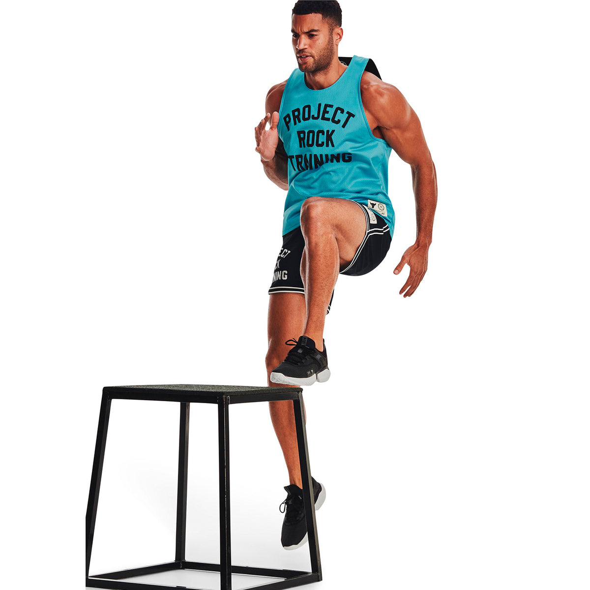 Polera sin mangas de malla reversible Project Rock para hombre