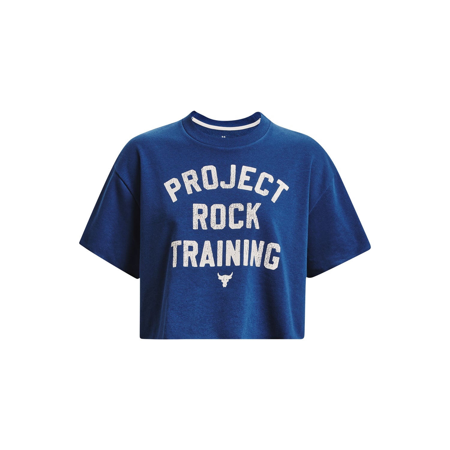 Polera manga corta UA Project Rock Rival Terry para mujer