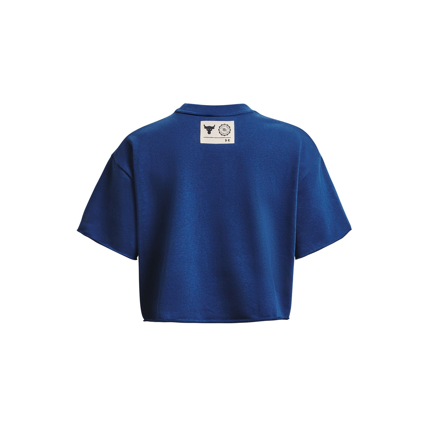 Polera manga corta UA Project Rock Rival Terry para mujer