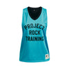 Polera sin mangas UA Project Rock Penny Mesh para mujer