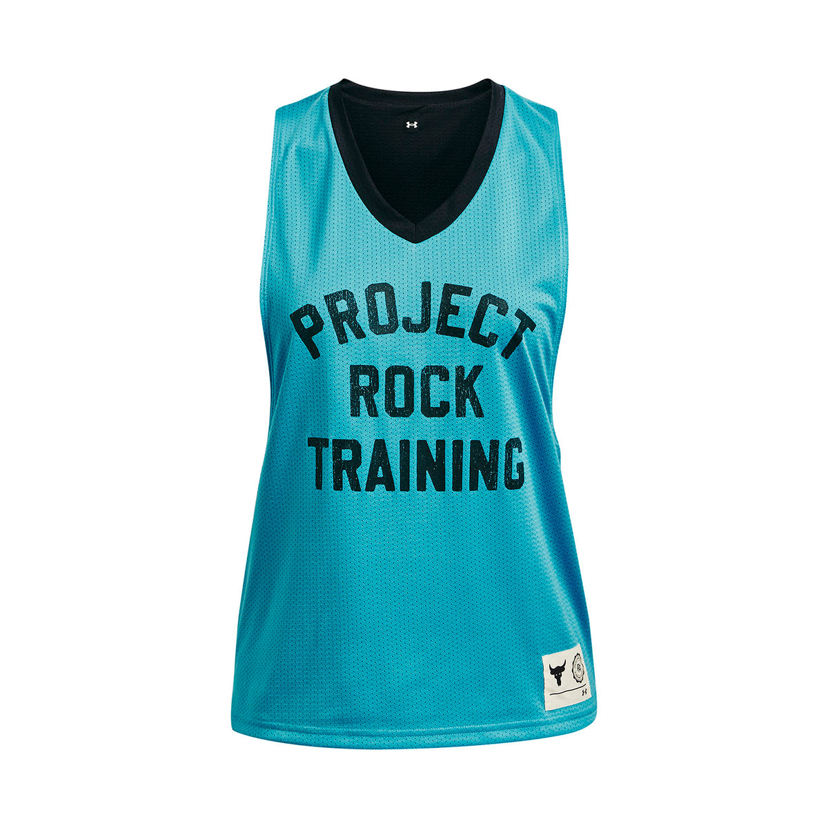 Polera sin mangas UA Project Rock Penny Mesh para mujer