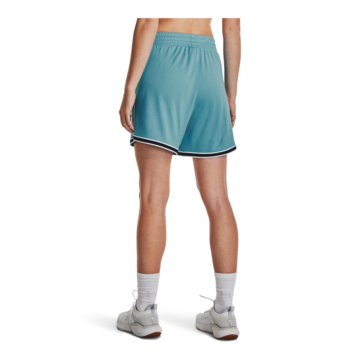 Shorts UA Project Rock Penny Mesh para mujer