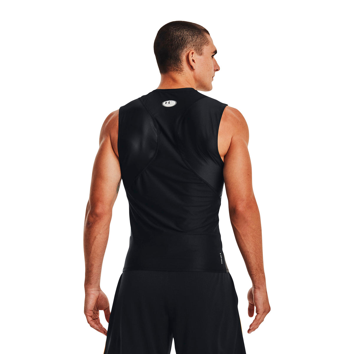 Polera de tirantes Project Rock HeatGear® Iso-Chill Black Adam para hombre