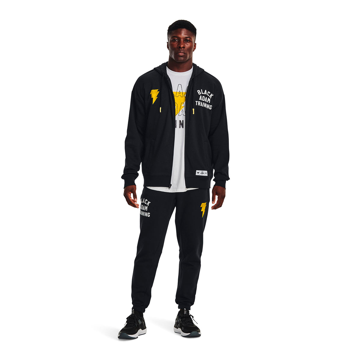 Polerón con cierre completo Project Rock Rival Fleece Black Adam para hombre