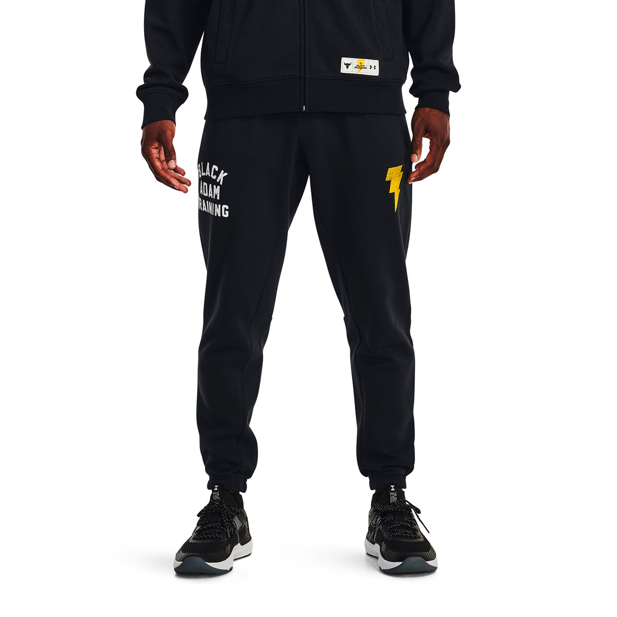 Jogger Project Rock Rival Fleece Black Adam para hombre