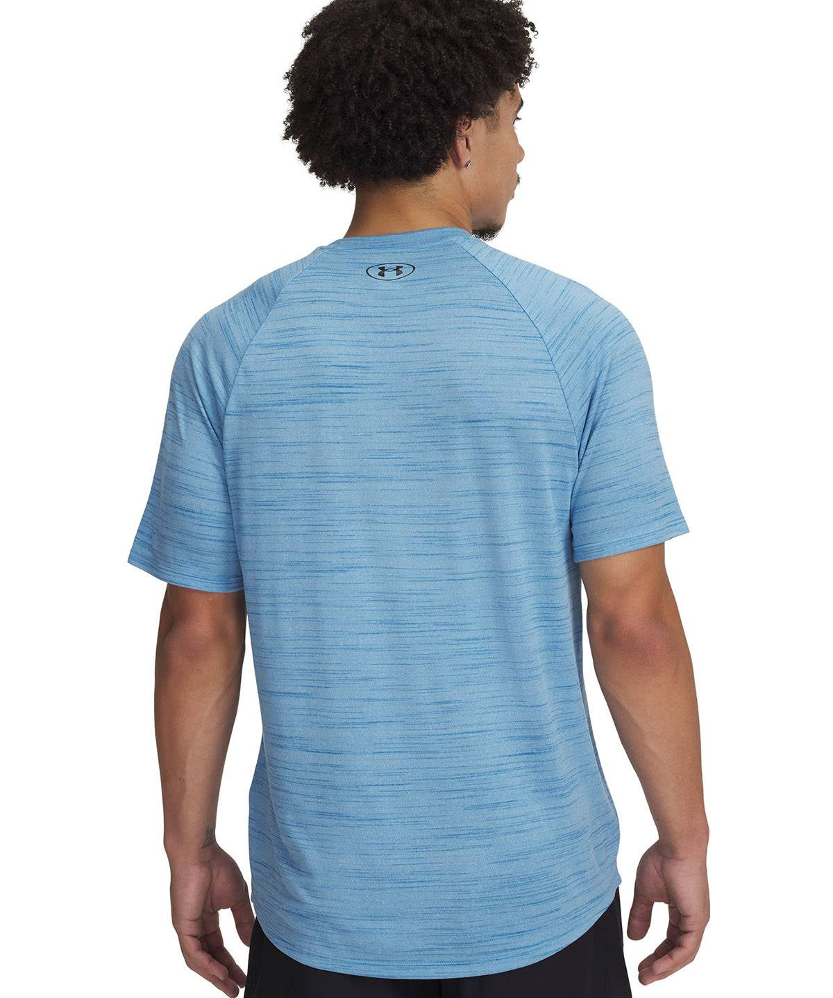 Polera manga corta Under Armour tech 2.0 tiger azul para hombre