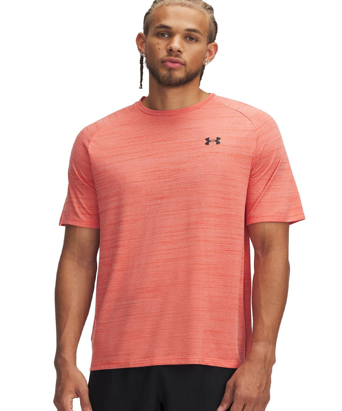 Polera manga corta Under Armour tech 2.0 tiger naranjo para hombre