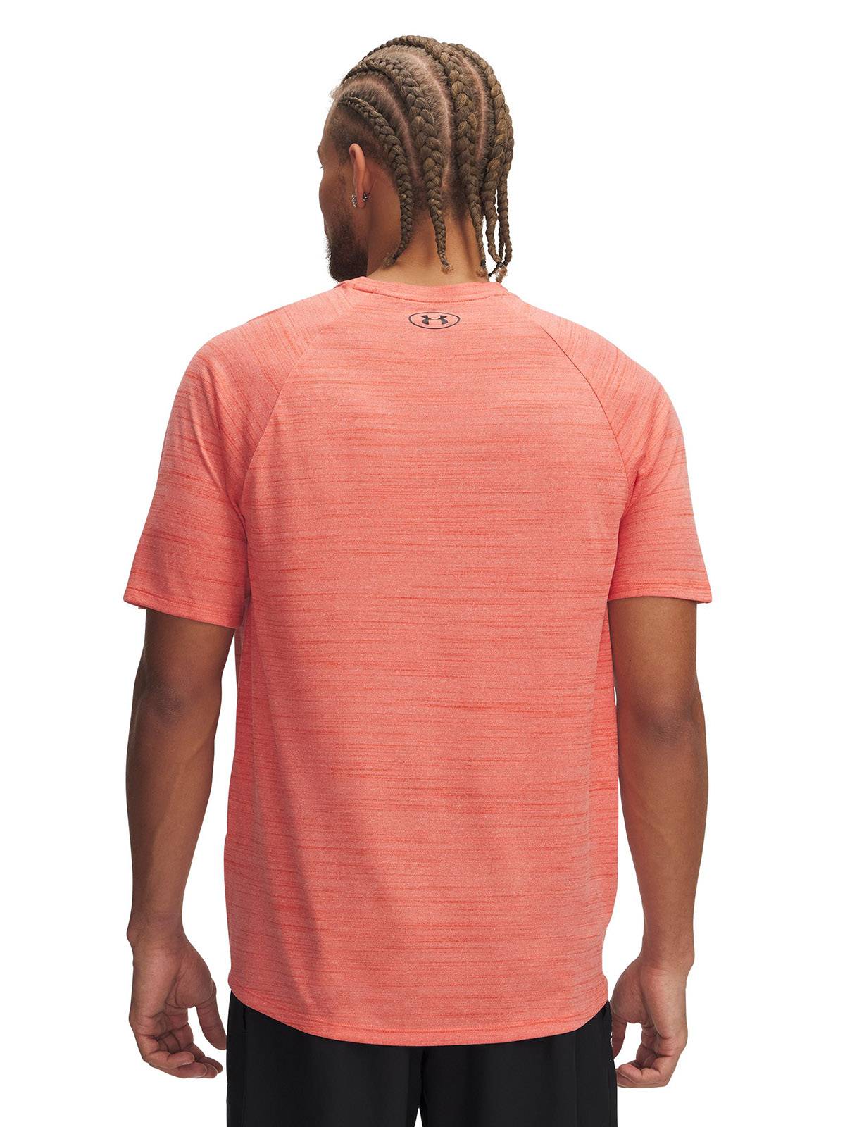 Polera manga corta Under Armour tech 2.0 tiger naranjo para hombre
