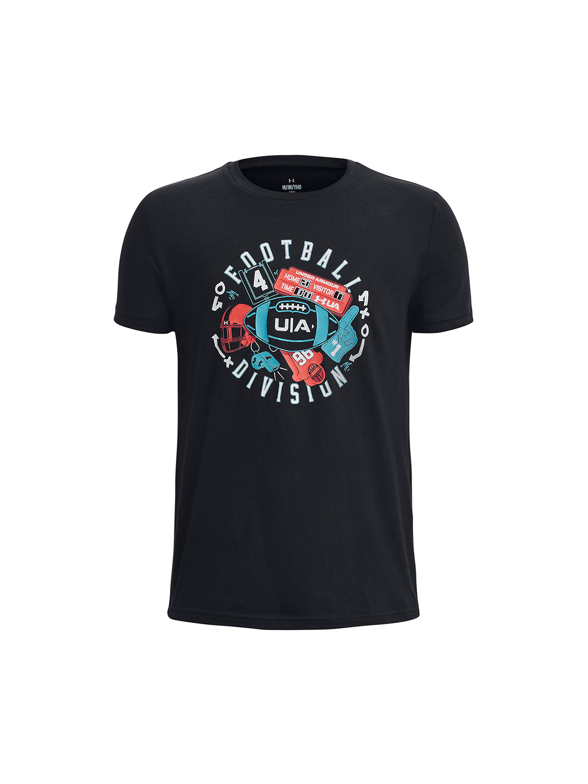 Polera manga corta fútbol UA para niño