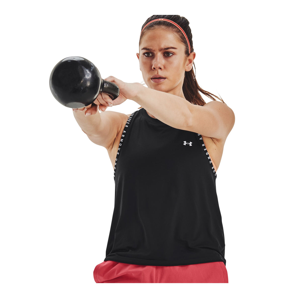 Polera sin mangas UA Knockout 2.0 para mujer