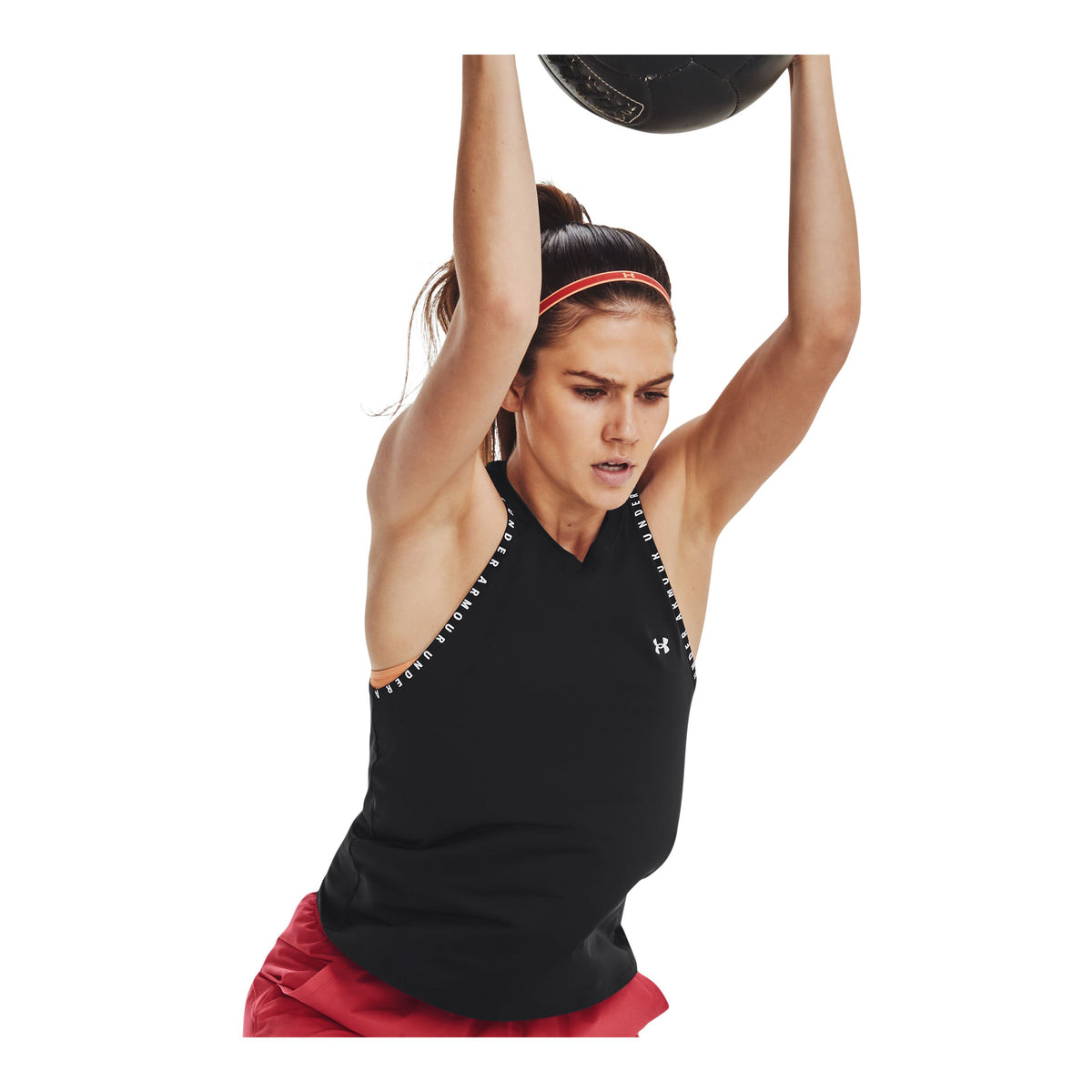 Polera sin mangas UA Knockout 2.0 para mujer