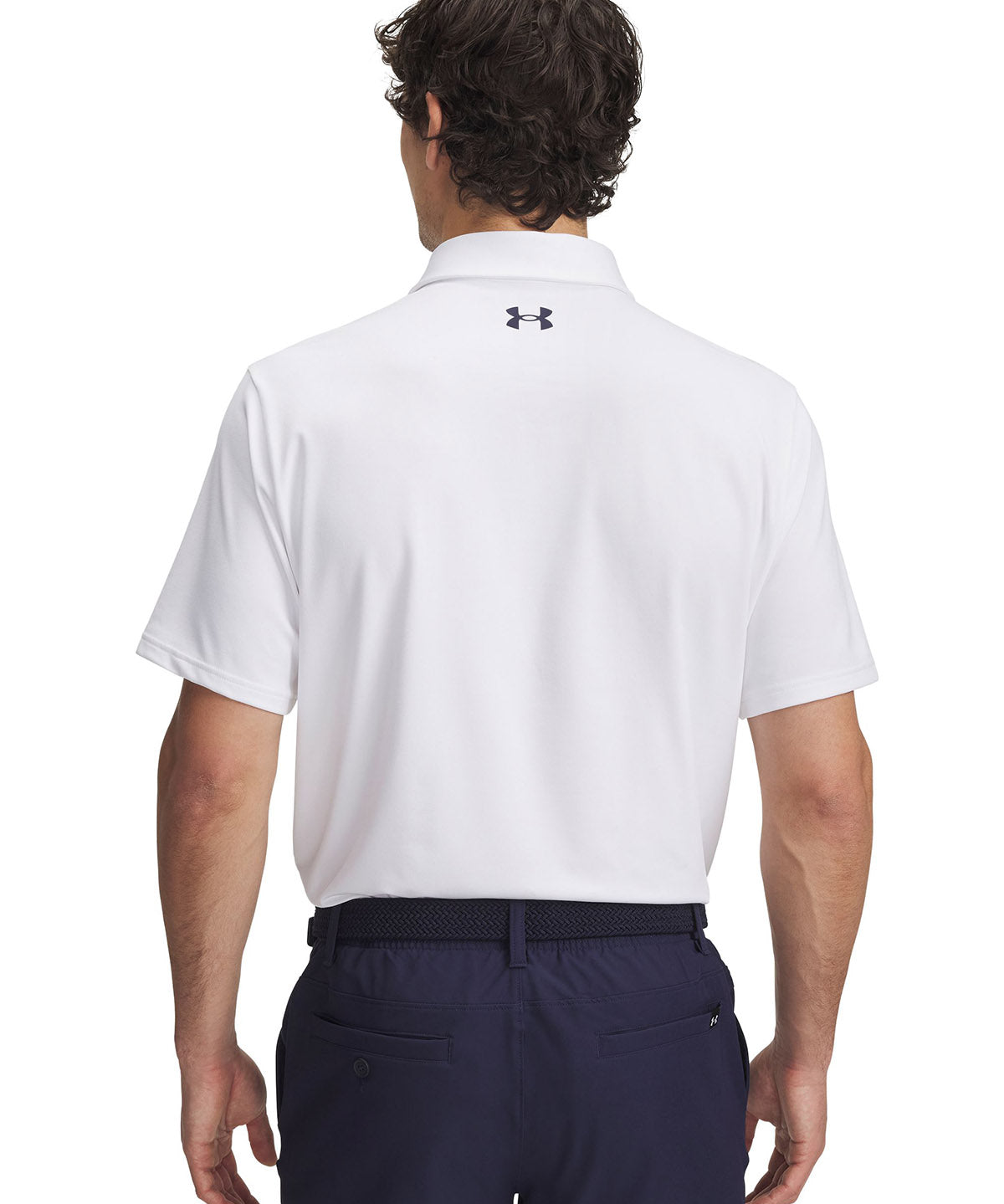 Polo manga corta Under Armour playoff 3.0 blanco para hombre