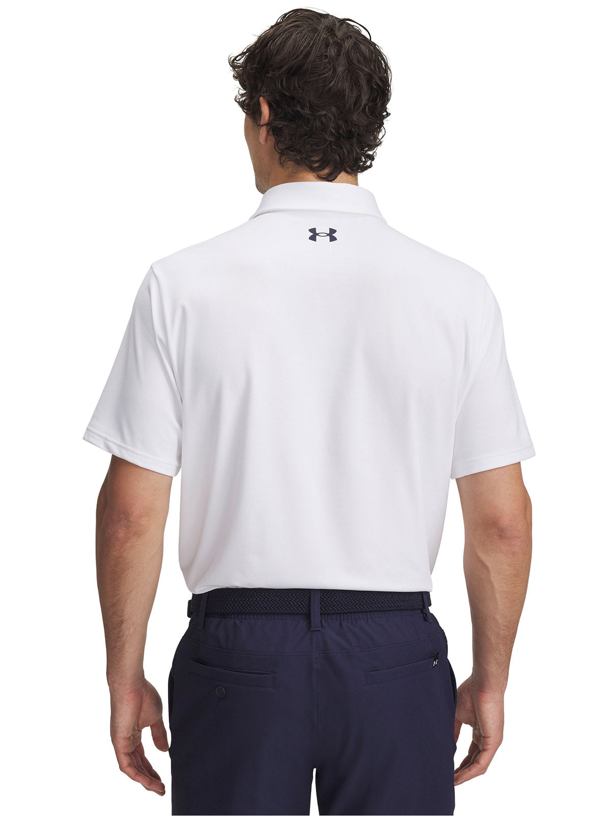 Polo manga corta Under Armour playoff 3.0 blanco para hombre