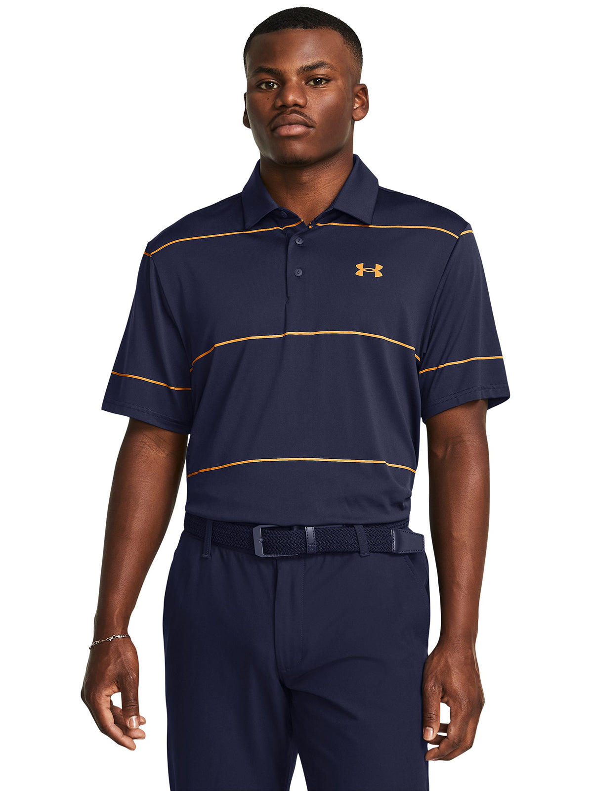 Polo UA Playoff 3.0 a rayas para hombre