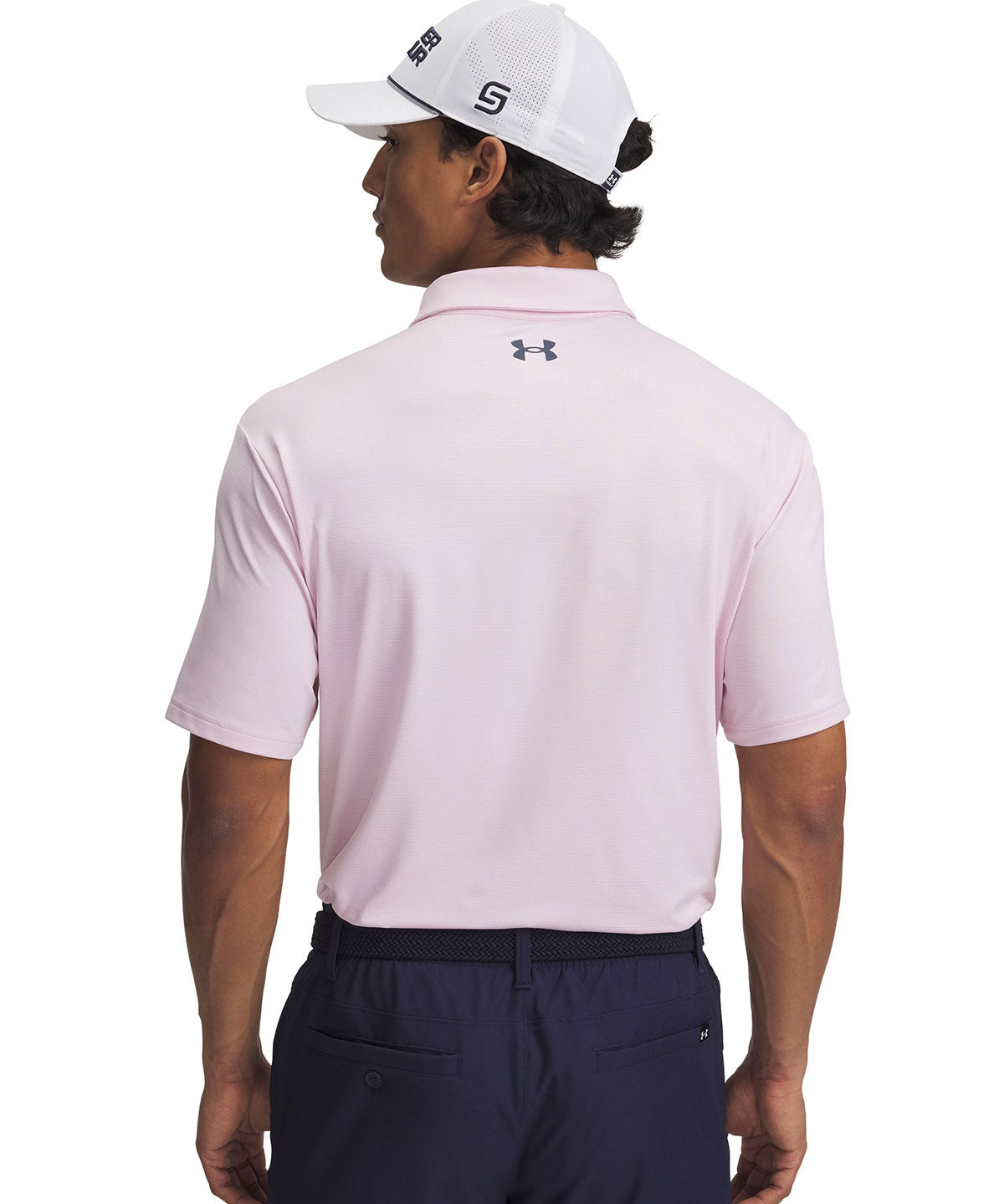 Polo manga corta Under Armour playoff 3.0 rosado para hombre