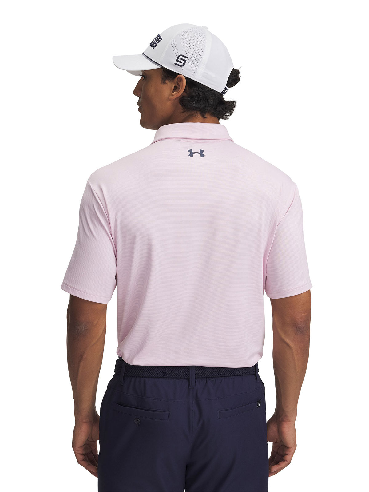 Polo manga corta Under Armour playoff 3.0 rosado para hombre