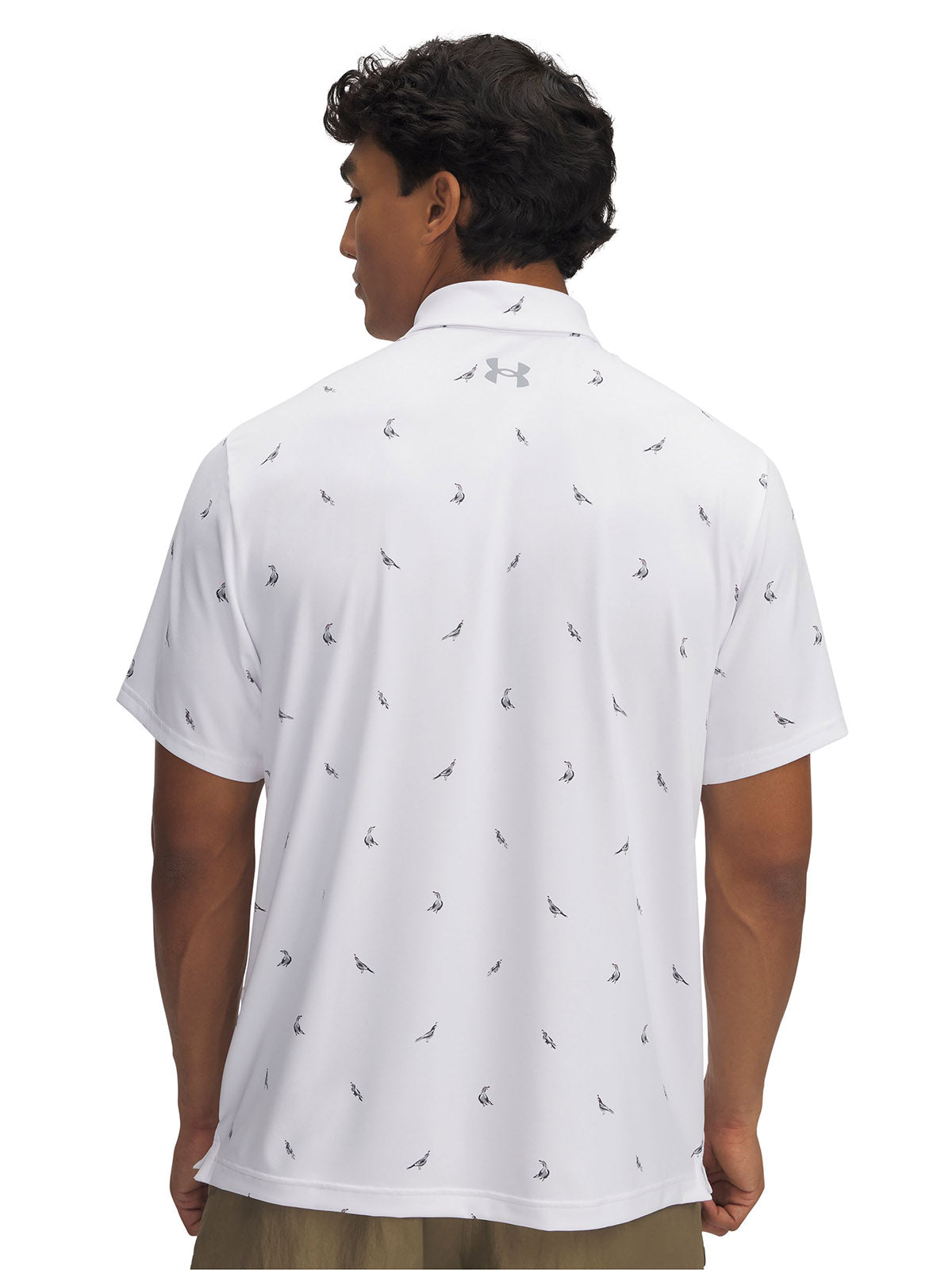Polo manga corta Under Armour playoff 3.0 blanco para hombre