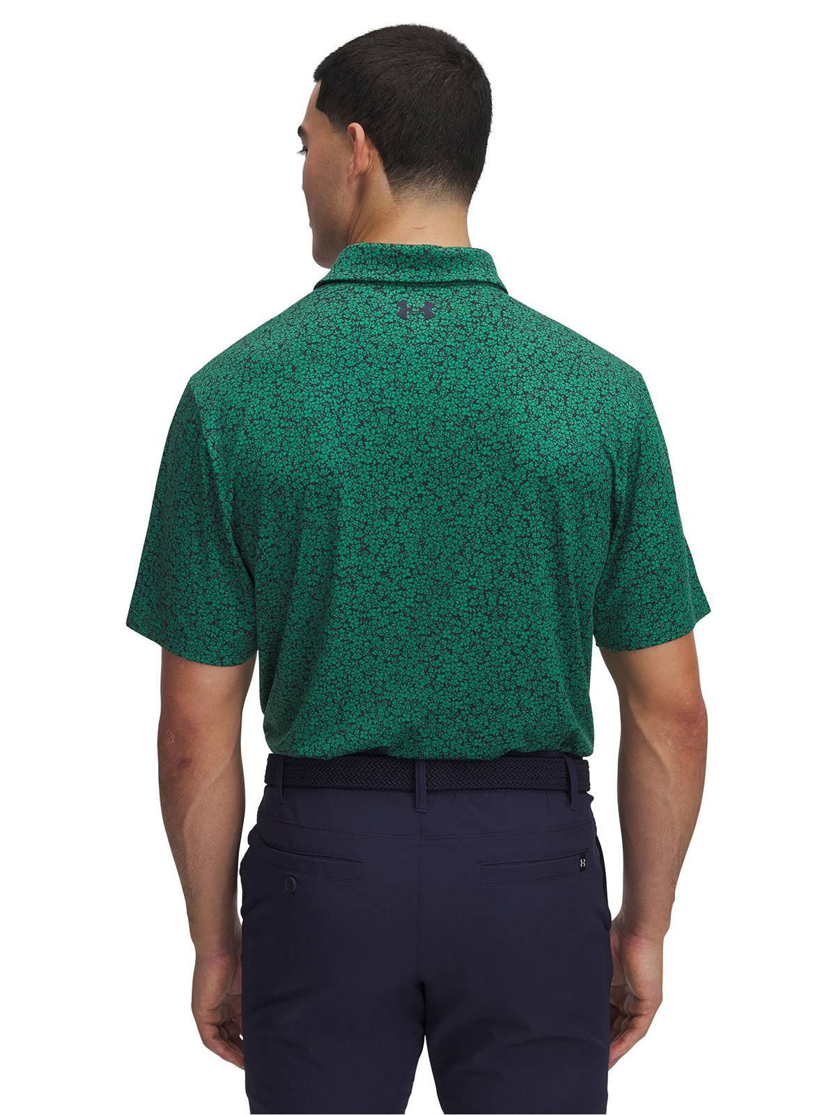 Polo manga corta Under Armour playoff 3.0 verde para hombre