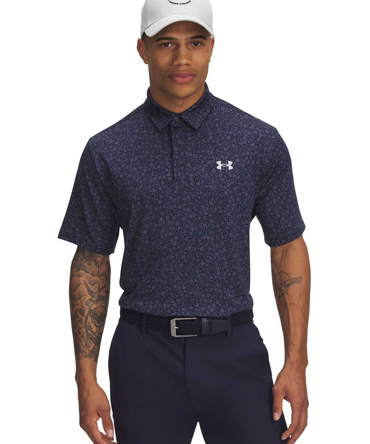 Polo manga corta Under Armour playoff 3.0 azul marino para hombre