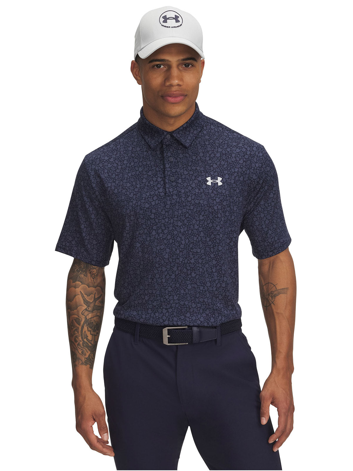 Polo manga corta Under Armour playoff 3.0 azul marino para hombre