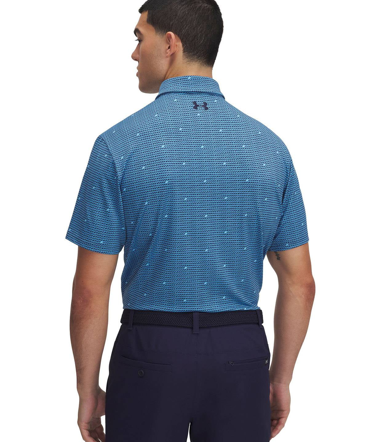 Polo manga corta Under Armour playoff 3.0 azul para hombre