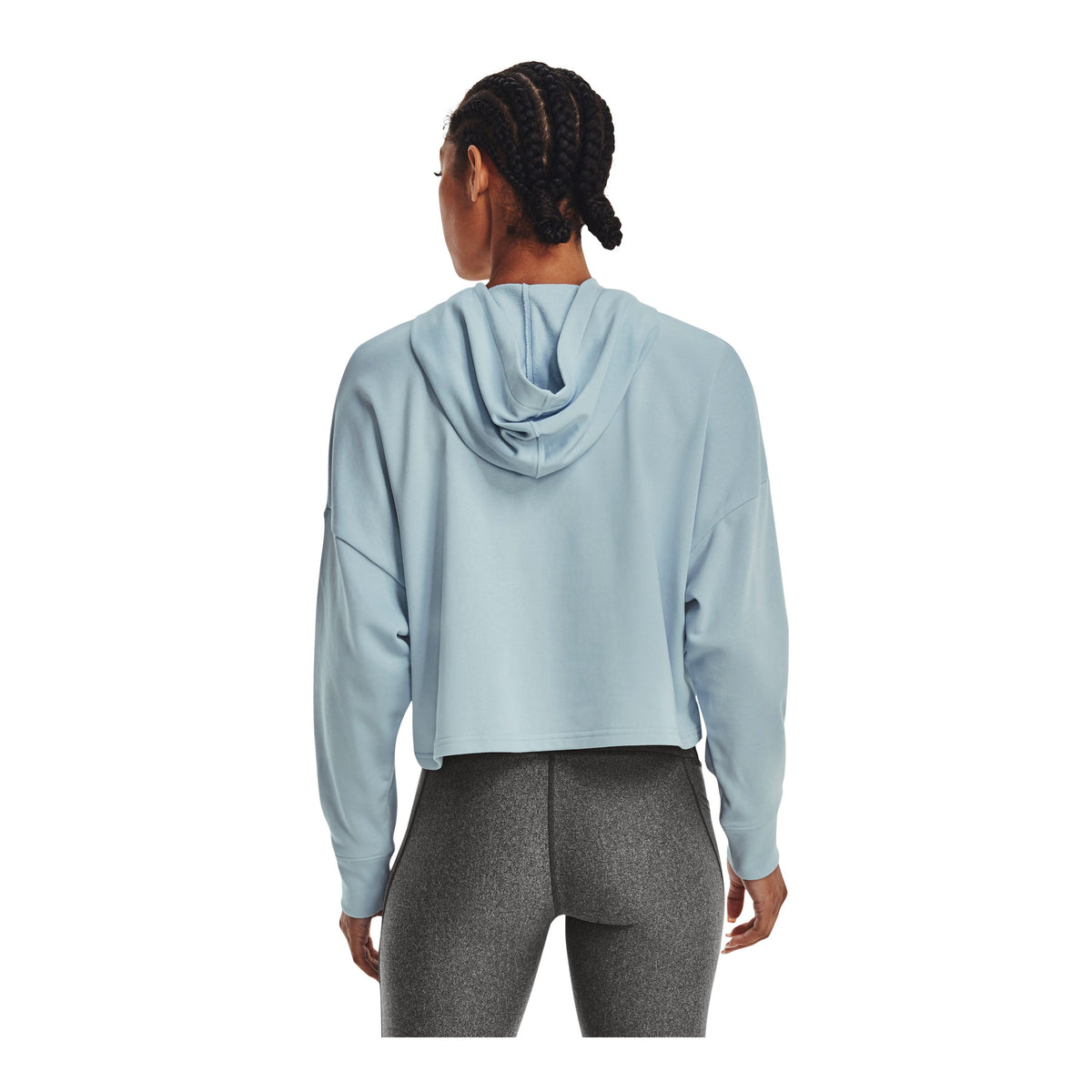 Polerón UA Rival Terry Crop para mujer