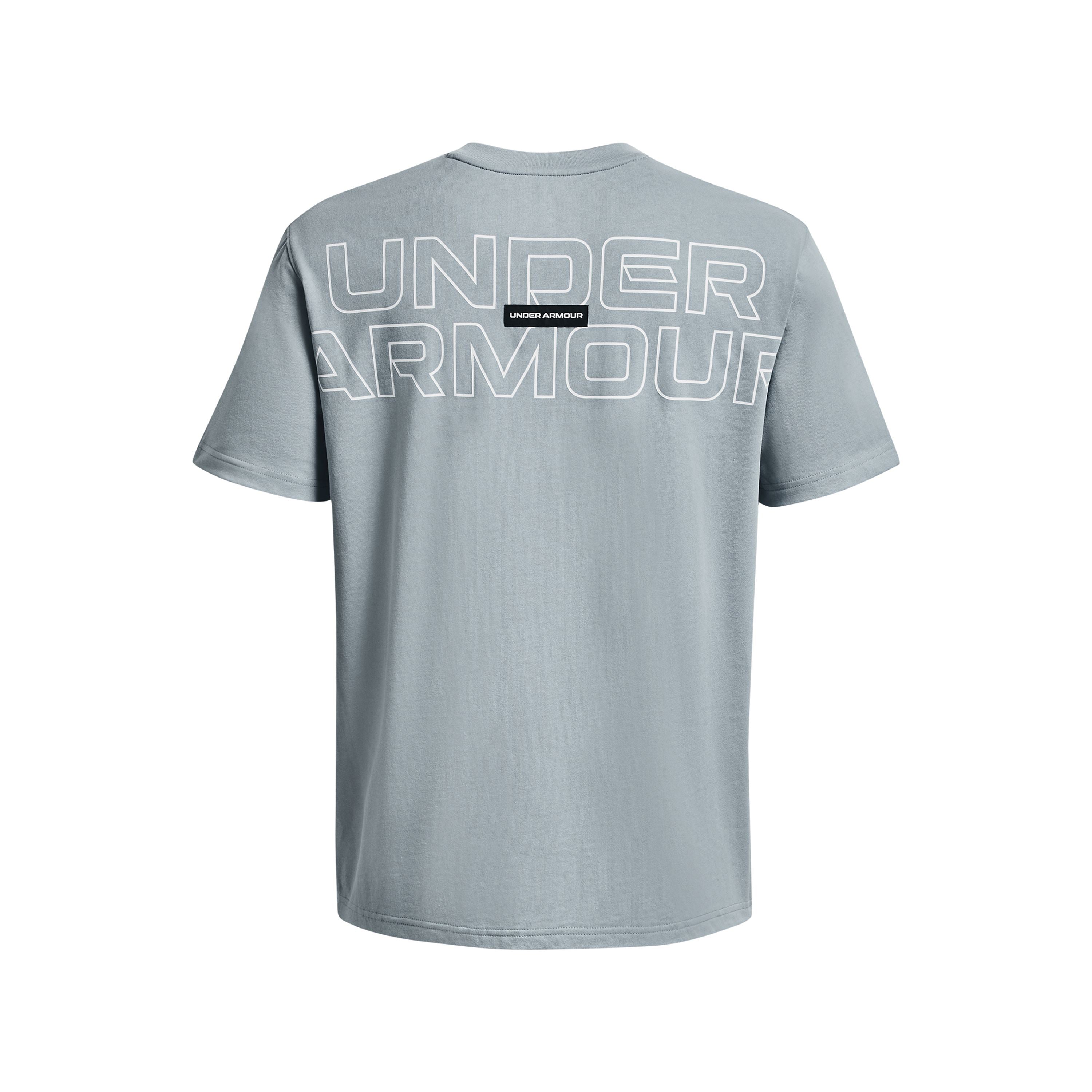 Polera manga corta UA Outline Heavyweight unisex