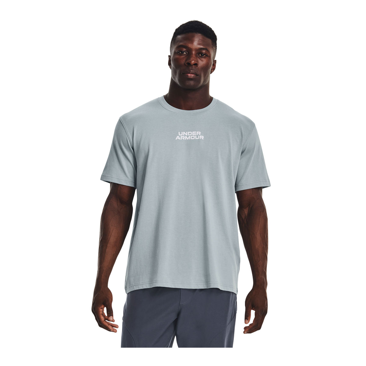 Polera manga corta UA Outline Heavyweight unisex