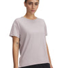 Polera manga corta Under Armour vanish energy gris para mujer