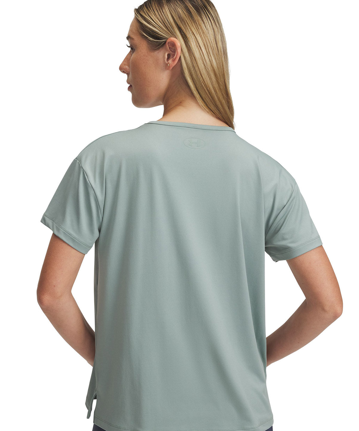 Polera manga corta Under Armour vanish energy verde para mujer