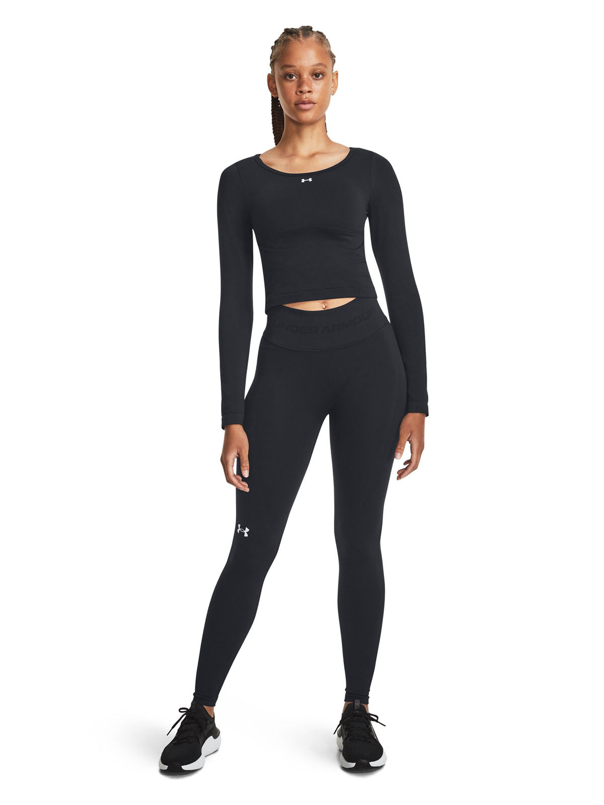 Polera manga larga sin Seamless UA Train para mujer